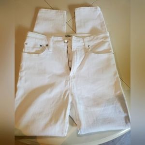 J. Crew white skinny jeans